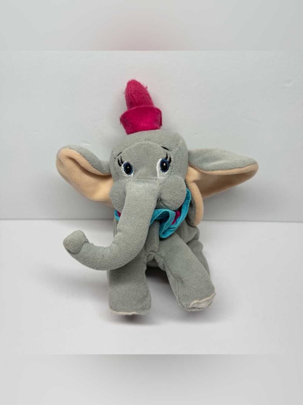 Vintage Walt Disney Store Parks Dumbo The Elephant 8” Mini Beanbag Plush Toy